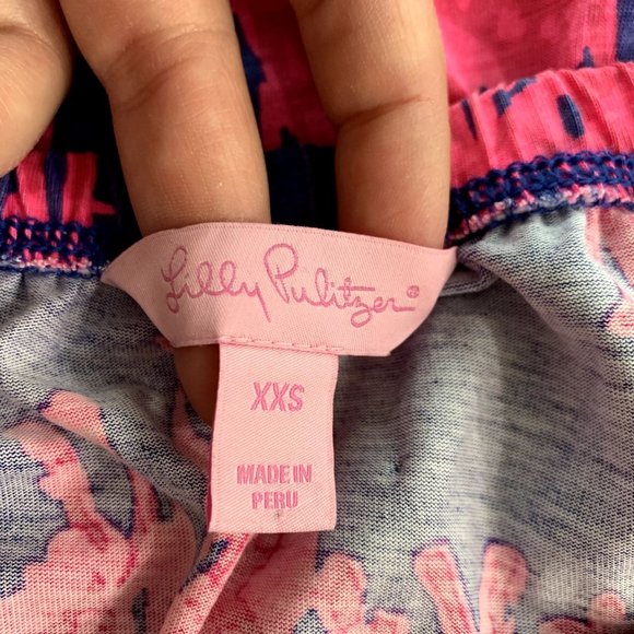 Lilly Pulitzer Windsor Strapless Dress Iris Blue Neck in Neck - Picture 4 of 9